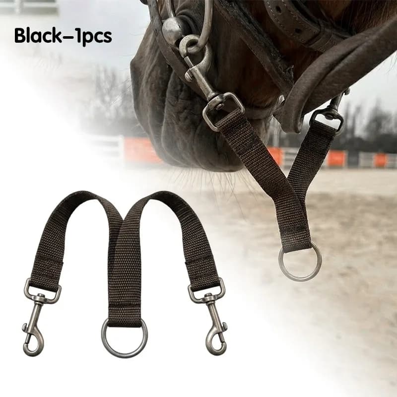 Crochet double tête pour laisse de cheval, accessoire d'entraînement équestre, corde de connexion po