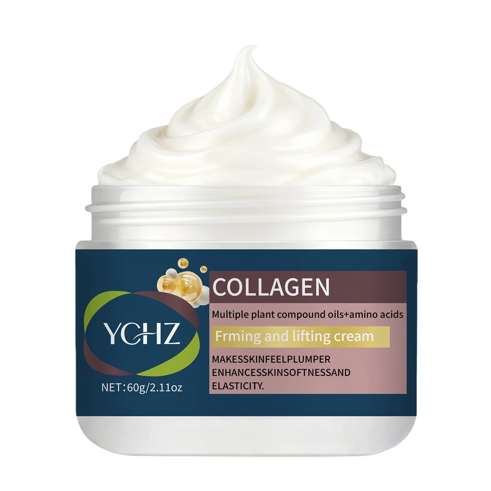 Crème liftante instantanée pour les fesses, riche en vitamine E, vitamine C, caféine et collagène, c
