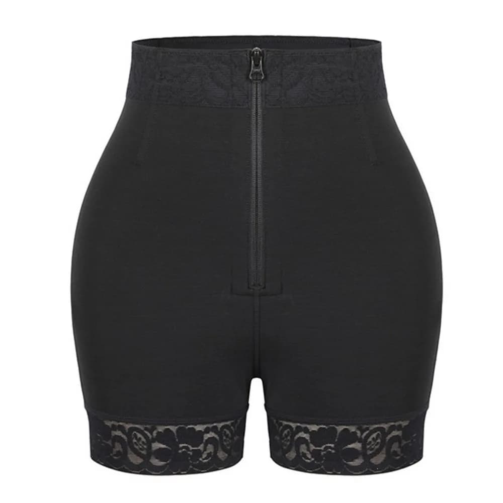 Lingerie gainante taille haute post-partum sans couture, amincissante, rehausseur de fesses, avec fe