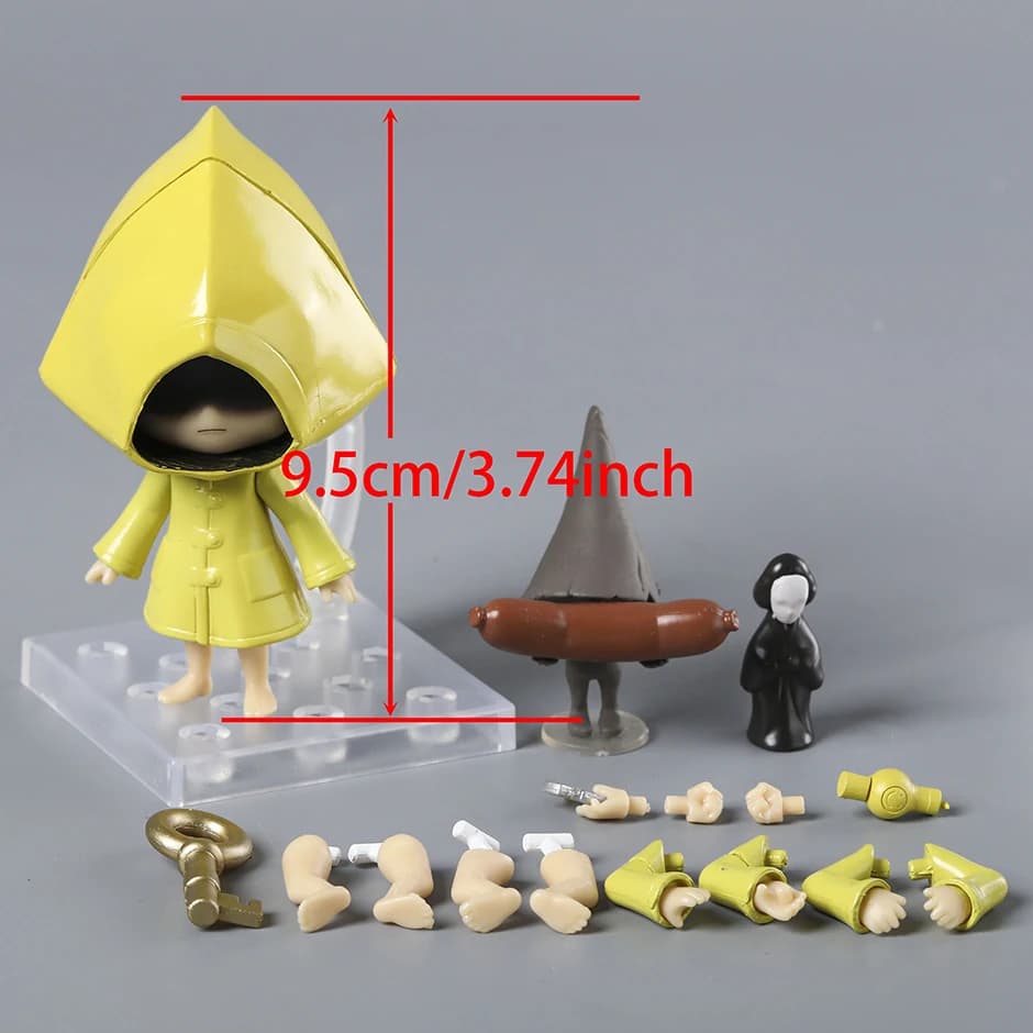 Figurines Little Nightmares Six 2146, jouet à visage interchangeable, collection de modèles, poupée