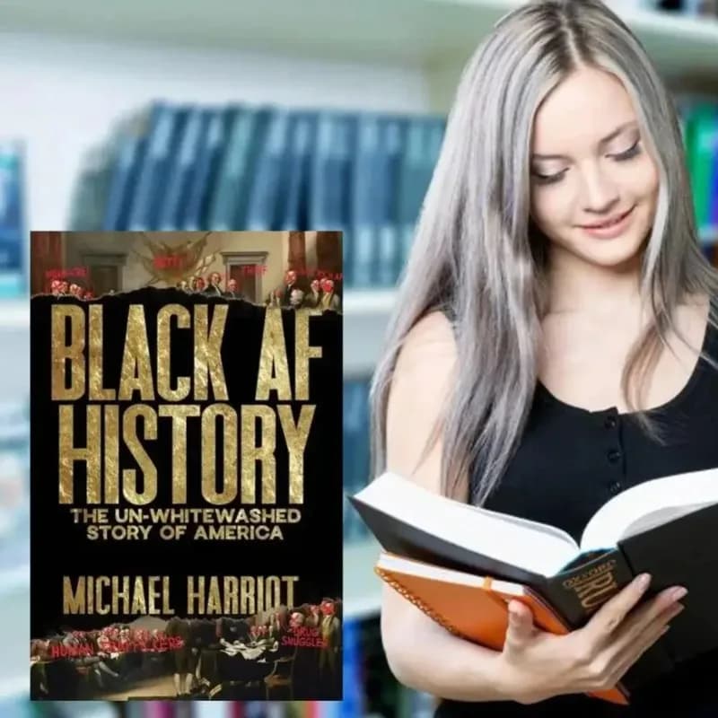 Livre d'histoire afro-américaine : L'histoire d'Amérique non blanchie en couleur - Livre en anglais