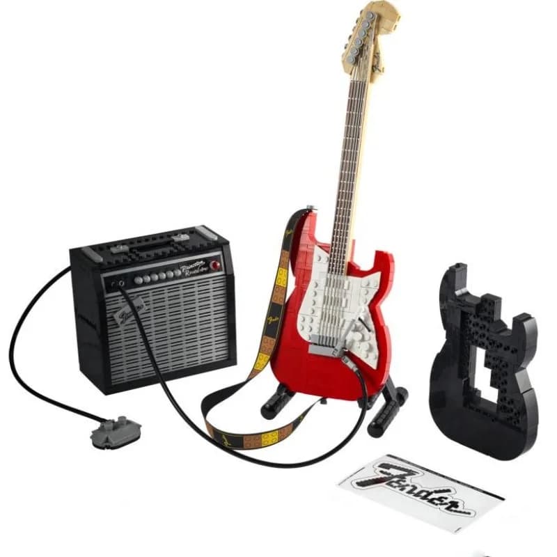 Nouveau 2025 – Blocs de construction créatifs en forme de guitare (1074 pièces) – Jouet d'assemblage