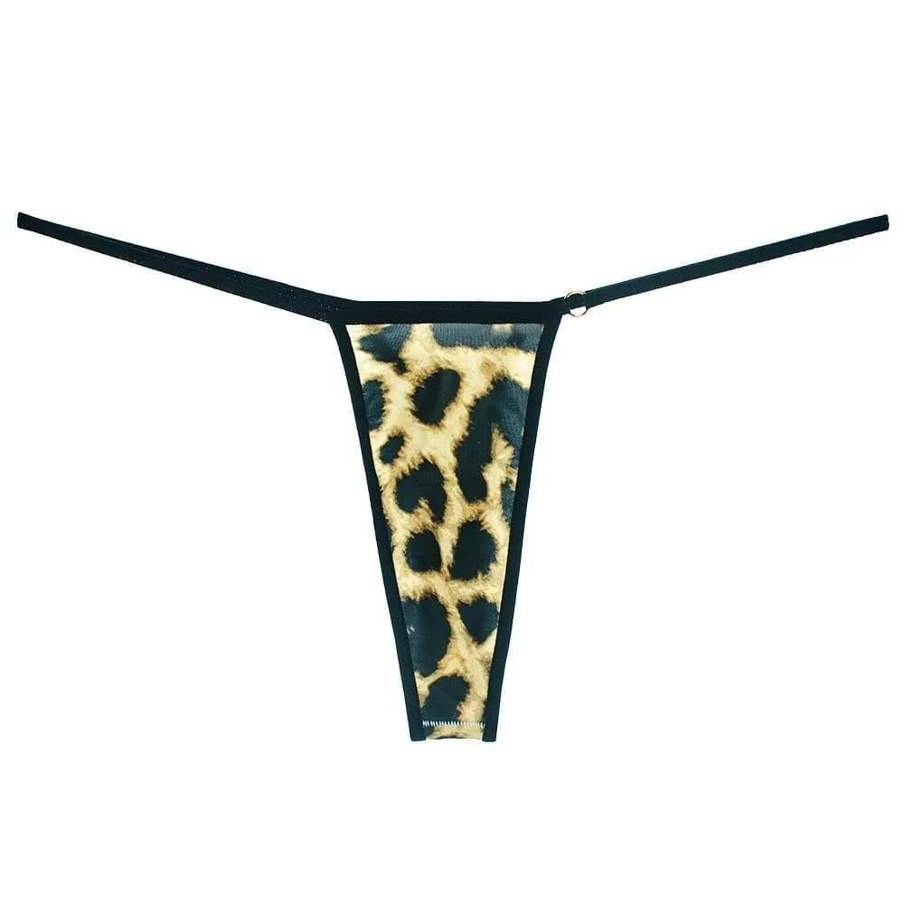 Lingerie sans couture pour femmes, strings taille basse à pois, culottes fines à imprimé rayé, sous-