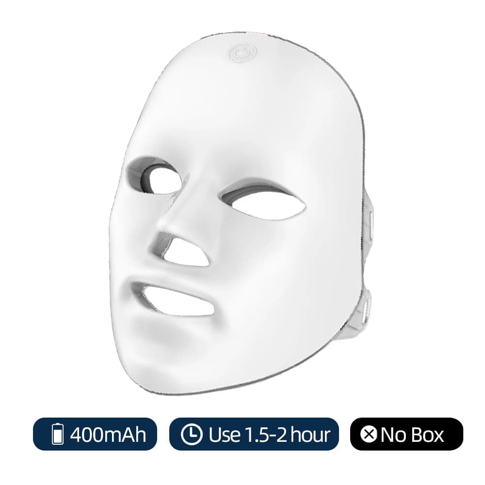 Masque LED sans fil 7 couleurs masque facial LED Photon peau raffermissant Anti-âge rajeunissement m