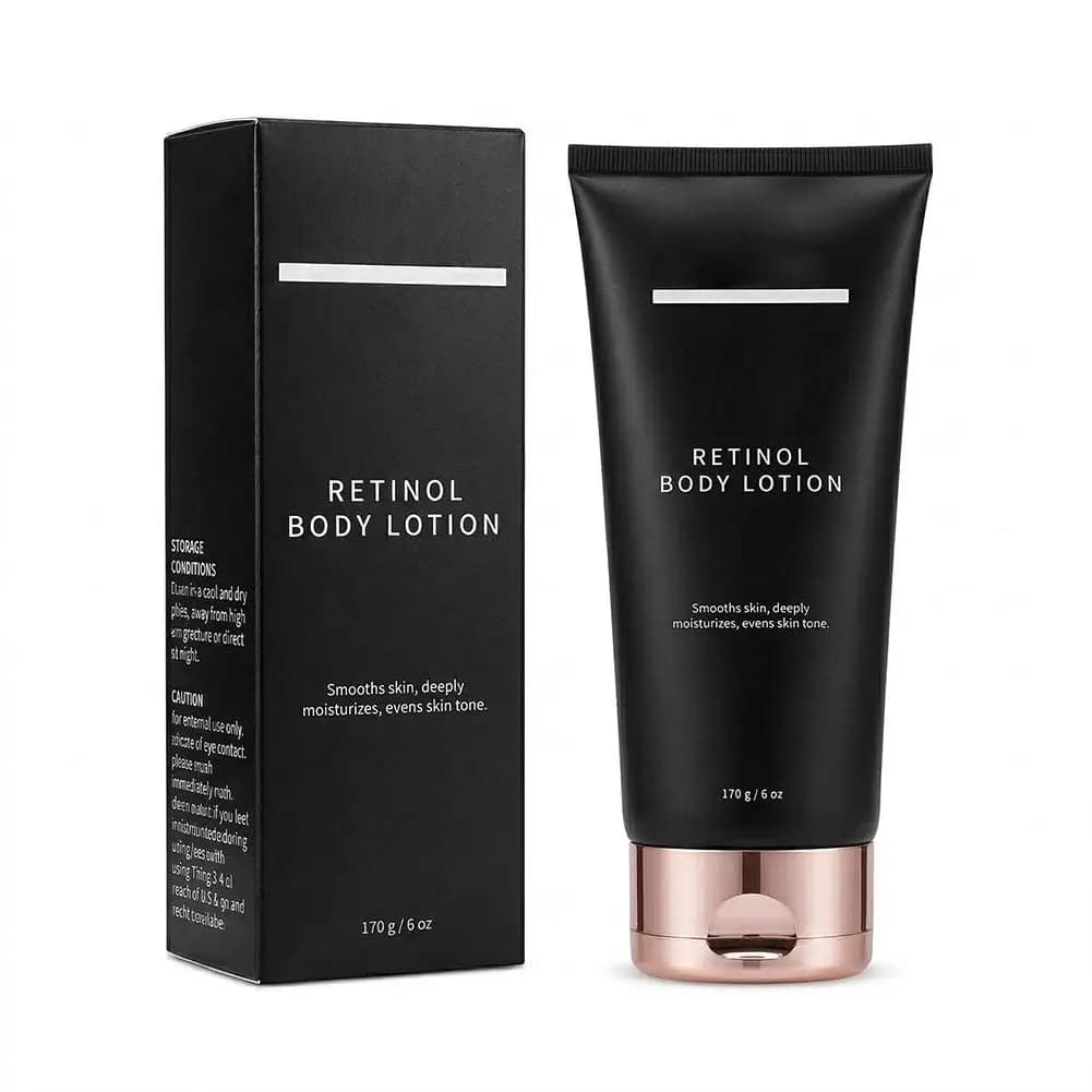 Lotion corporelle au rétinol hydratante et raffermissante pour peaux crépues, crème hydratante quoti