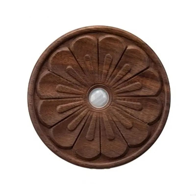 Veilleuse magnétique en forme fleur en bois avec capteur Intelligent, petite applique murale pour ch