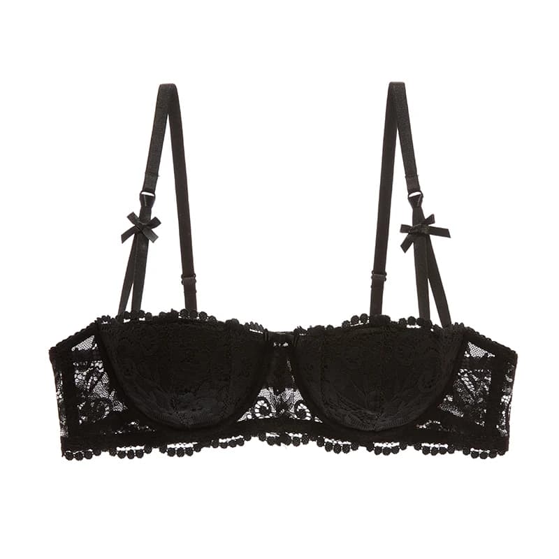 Soutiens-gorge demi-coupe 1/2 KUCLUT, Lingerie grande taille, Sous-vêtements fins rouges, Soutien-go