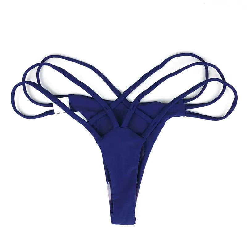 Maillot de bain brésilien pour femmes, culotte tanga, bikini effronté, culotte string, culotte tanga