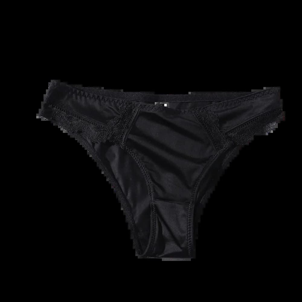 Culottes confortables taille basse pour femme, en dentelle sans couture, style triangle, lingerie fr