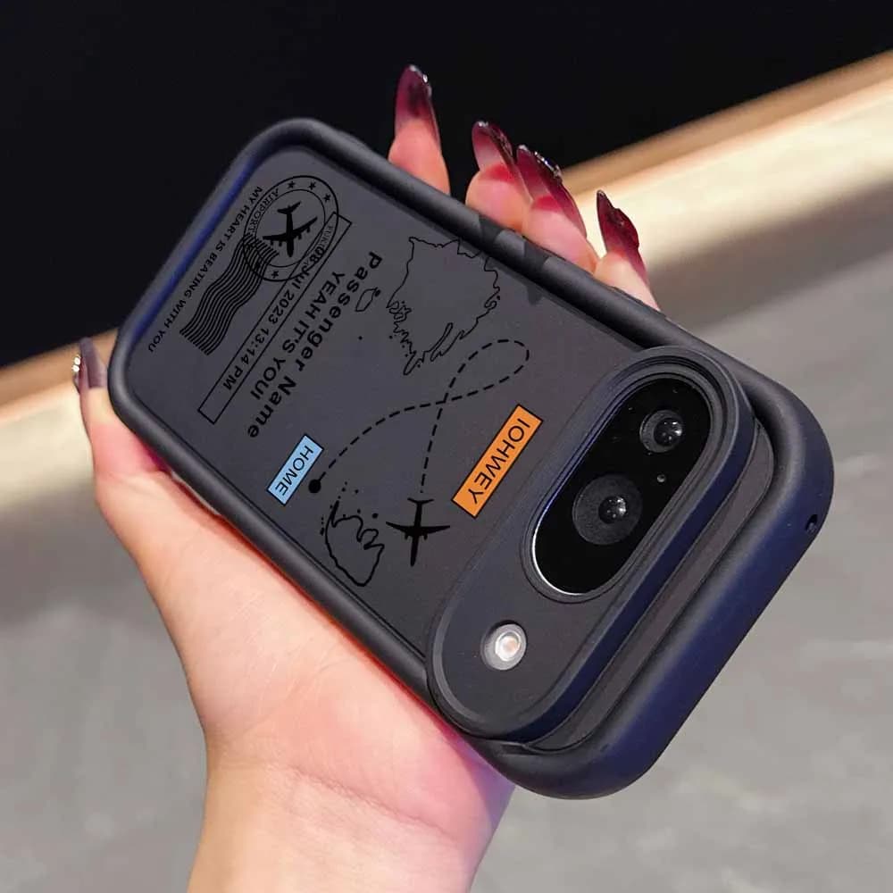 Coque de téléphone souple pour Google Pixel 10 9 9A 8A 8 7A 7 Pro XL, motif Route de Vol, effet doux