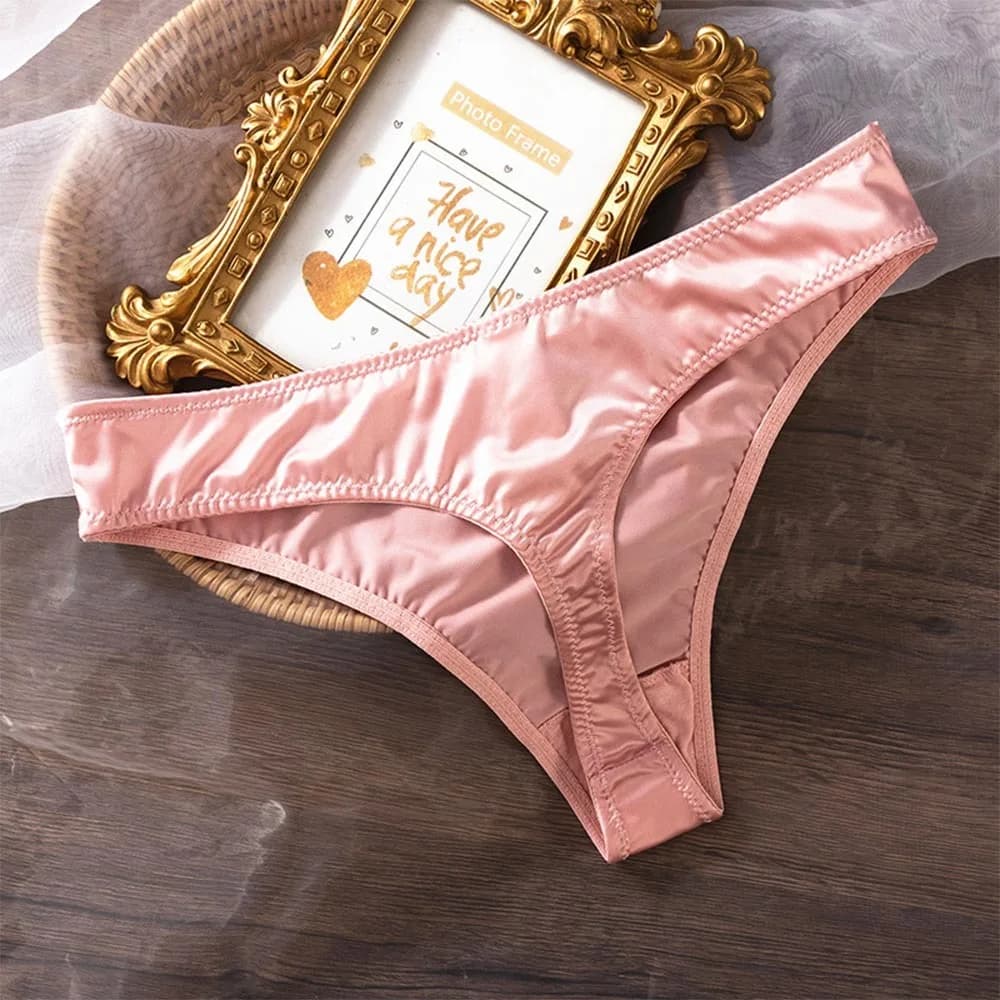 Culottes Extensibles pour Femmes, Respirantes, Taille Basse, en Soie Glacée, Séchage Rapide, Douces