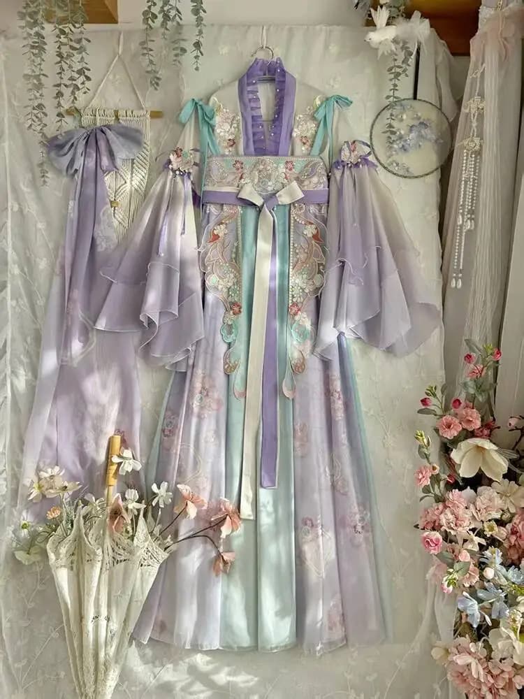 Robe Hanfu de princesse traditionnelle de la dynastie Tang pour femmes, élégante, Style chinois anci