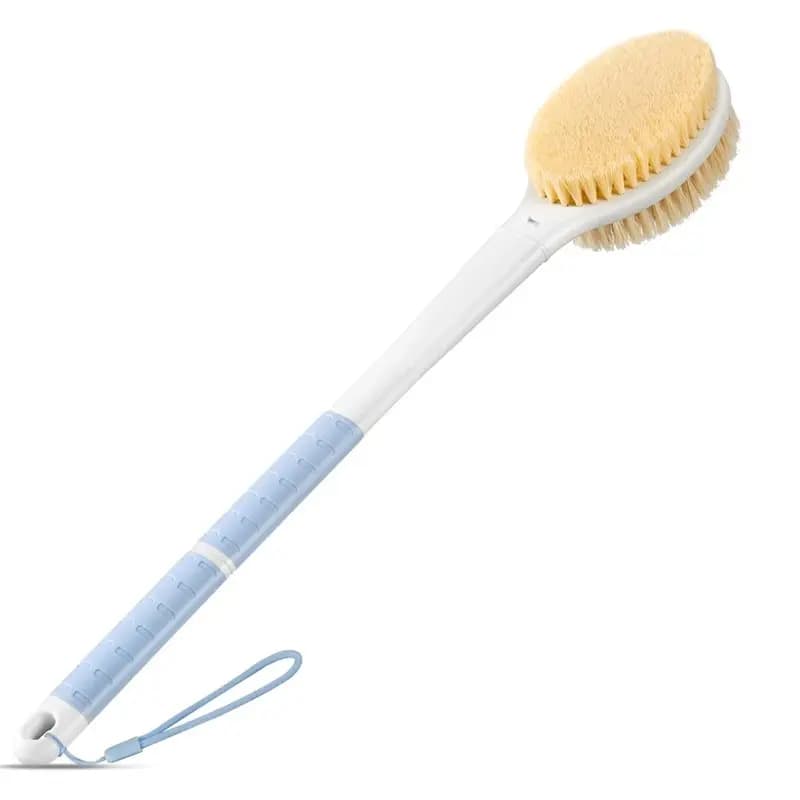 BSEVB-Back Scrubber antidérapant pour douche, brosse de douche à long manche