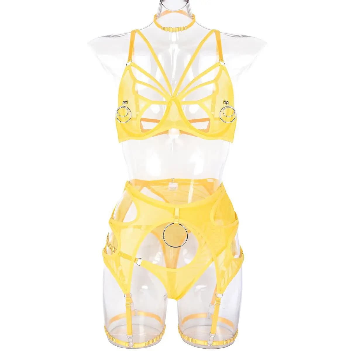 Lingerieset-Ensemble de soutien-gorge sexy pour femmes, sous-vêtements féminins, soutiens-gorge mini