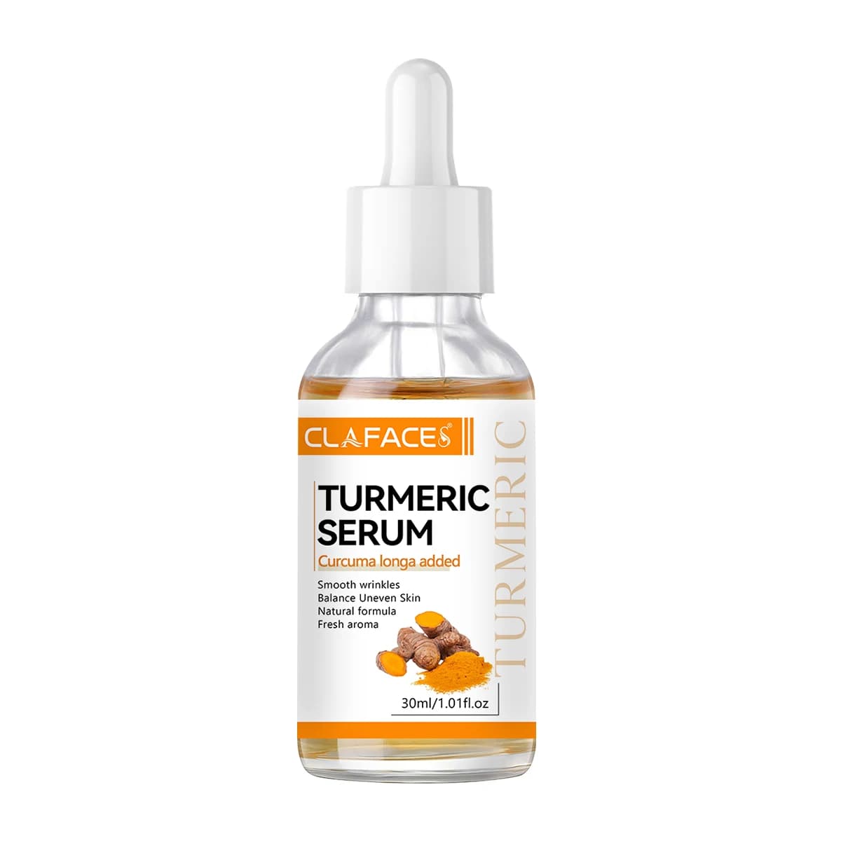 Sérum hydratant pour le visage au curcuma, huile essentielle, lifting, éclaircissant, raffermissant,
