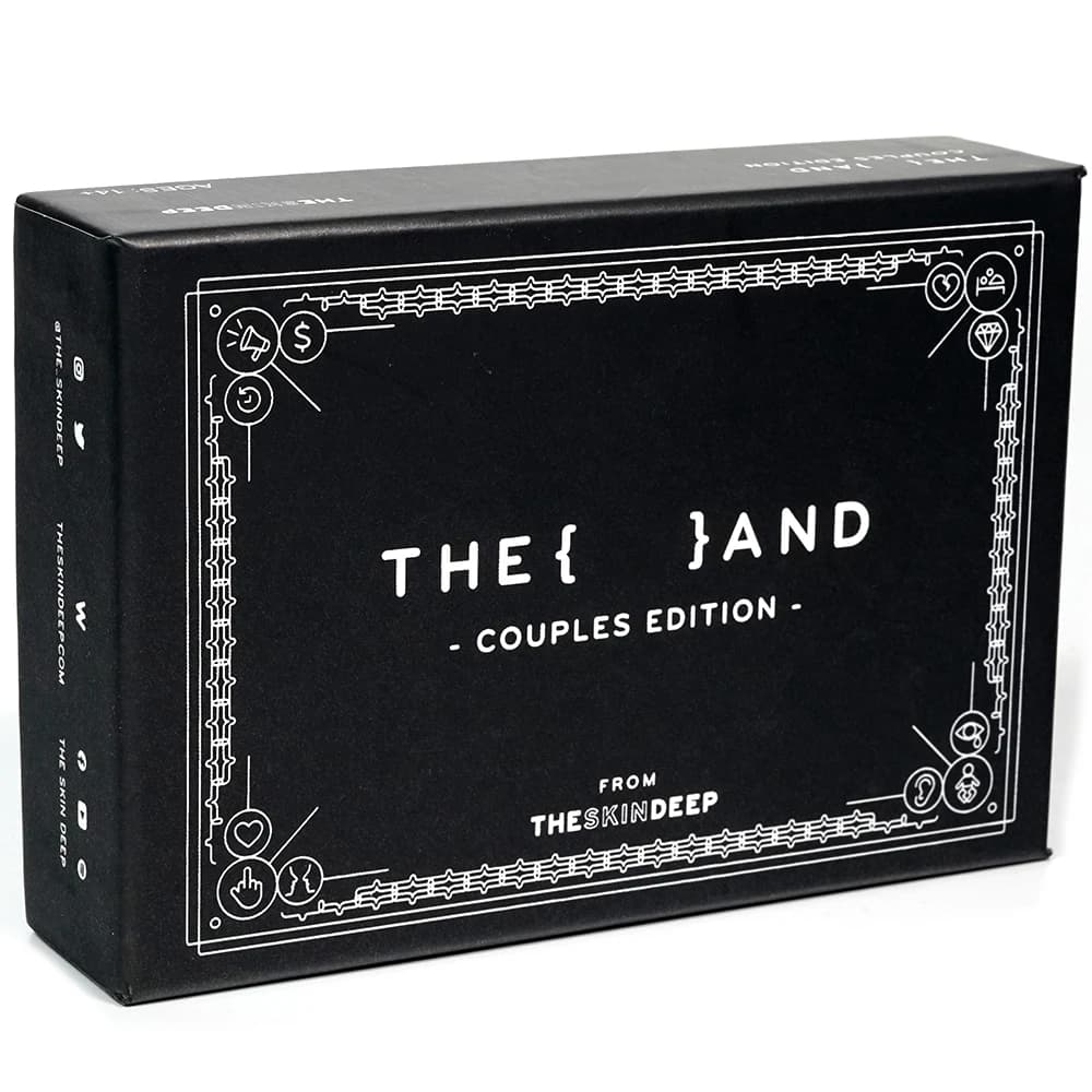 THE AND-Cartes de conversation pour couples, édition de jeu de cartes pour couples, 199 cartes de co