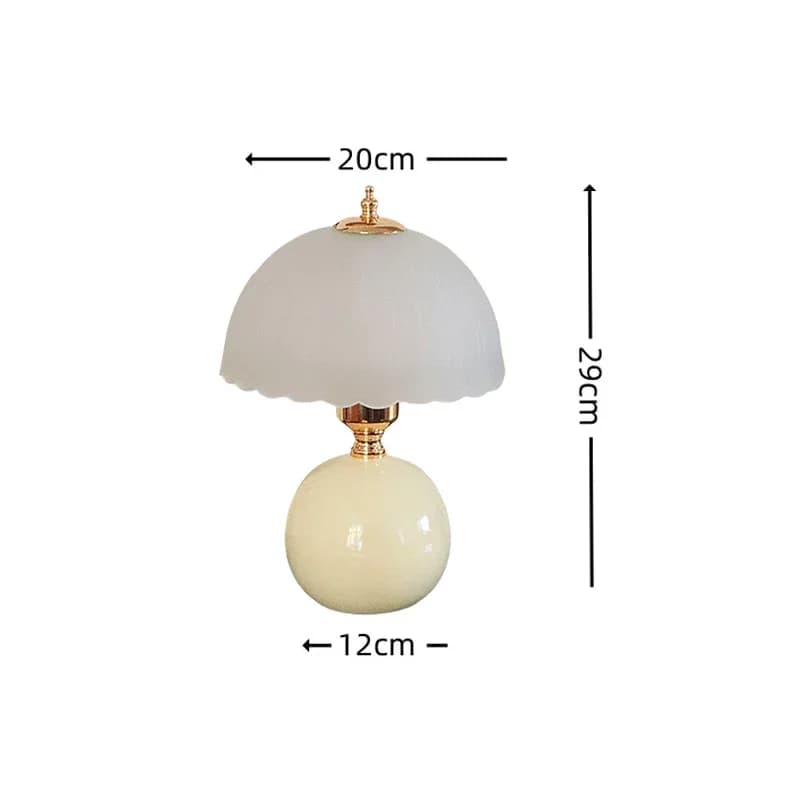Lampe de Table classique en forme de bourgeon de fleur, lampe de Table d'art moderne, lampe de cheve