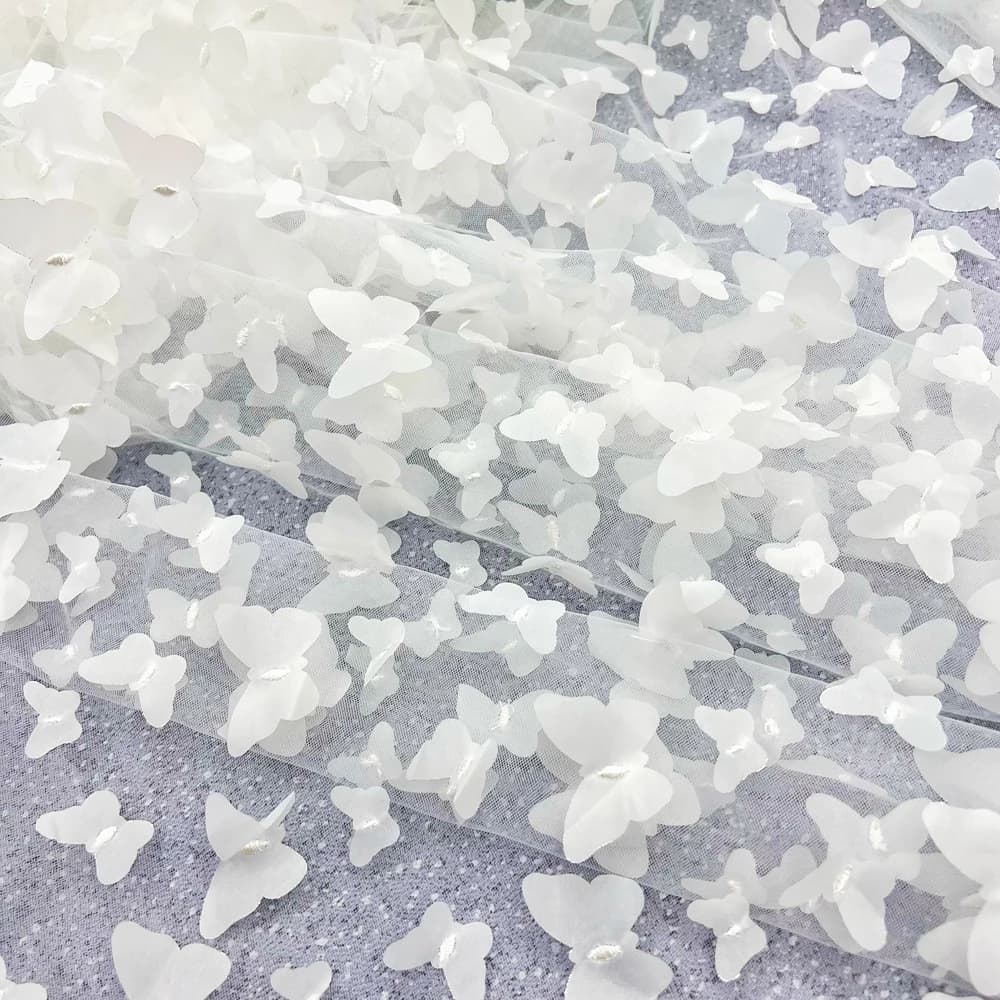 Vêtements menstruels d'aviation papillon pour enfants, robe de soirée pour femmes, tissu vert 3D, tr
