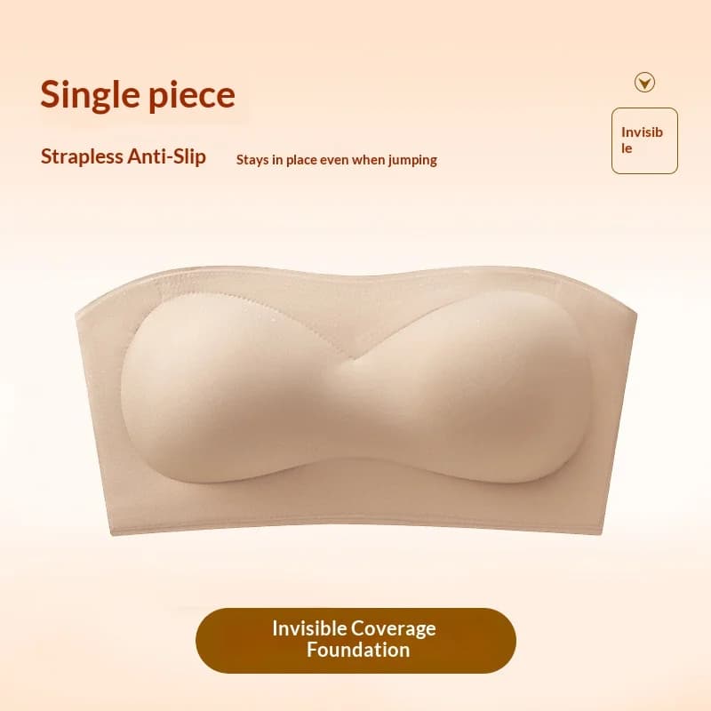 Soutien-gorge sans bretelles antidérapant pour femme, best-seller, effet push-up pour petites poitri