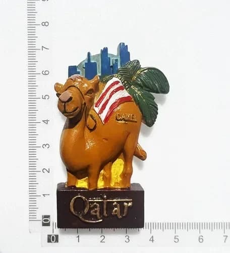 Centre islamique des états arabes Qatar aimants pour réfrigérateur chameau tourisme Souvenir magnéti