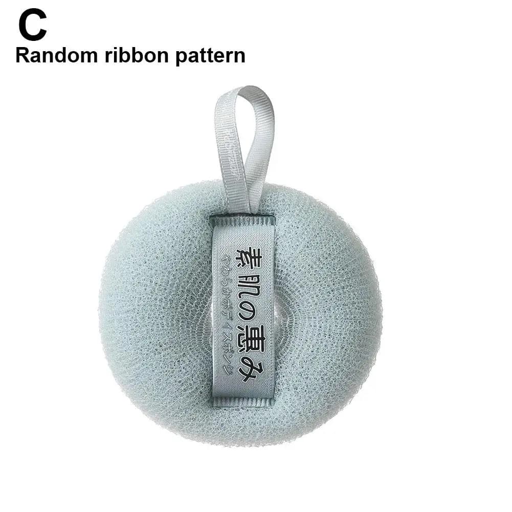 Boules d'éponge de bain, brosse de nettoyage, bouffante de douche, nettoyant pour le corps, exfolian