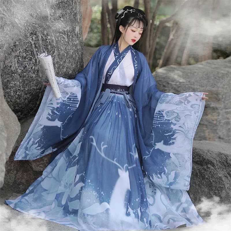 Hanfu femme chinois traditionnel ancien dynastie Han princesse Costume Tang Costume princesse robe s