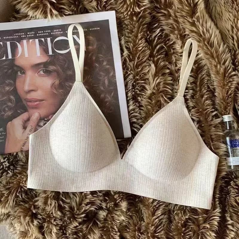 Sous-vêtements doux et respirants pour femmes, bretelles fines sans marques ni sans anneaux en acier