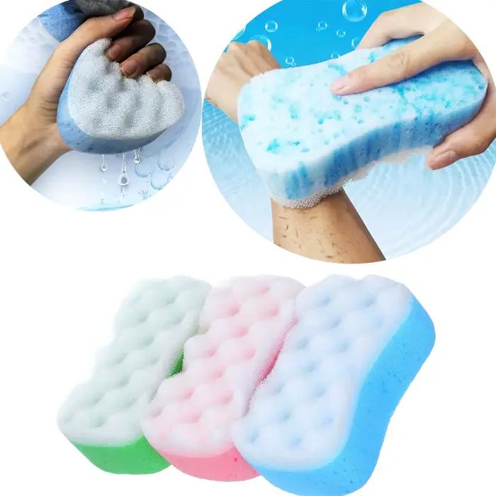 Nouvelle éponge de bain douce, brosse de massage pour le corps, gant de toilette, exfoliant pour la
