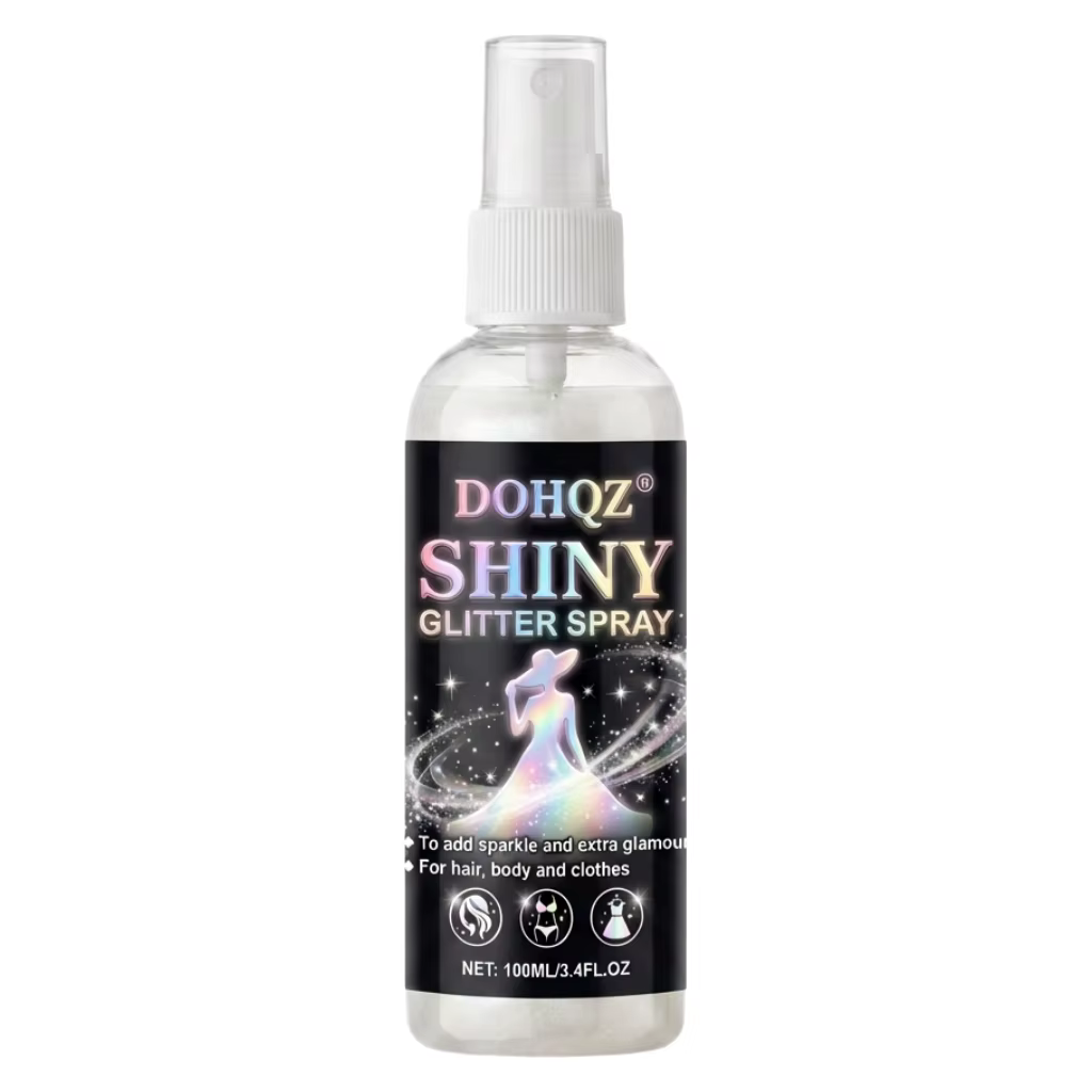 Spray scintillant pour festival 100 ml, peinture corporelle argentée pour mariages, réveillon du Nou