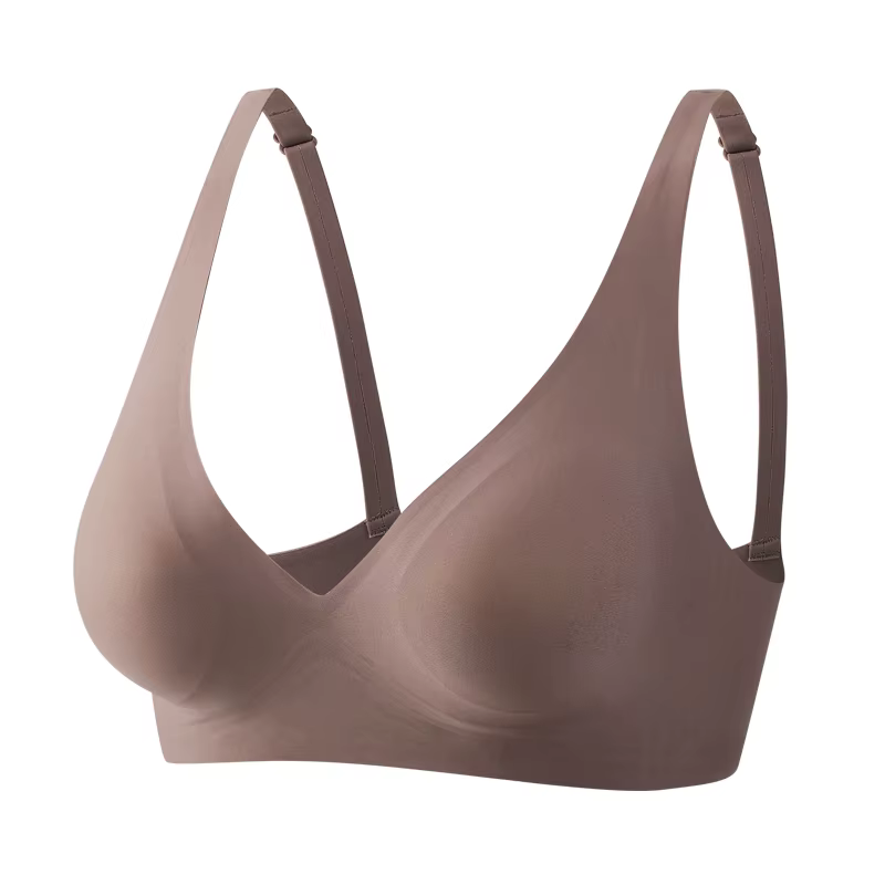 FINETOO-Soutien-gorge souple sans fil pour femmes, soutiens-gorge en V profond, Bralette sexy, Souti