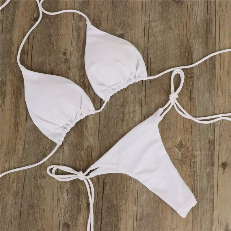Sexy femmes Bikini 2025 nouveau soutien-gorge Push-Up Bikini ensemble maillot de bain pour femmes so