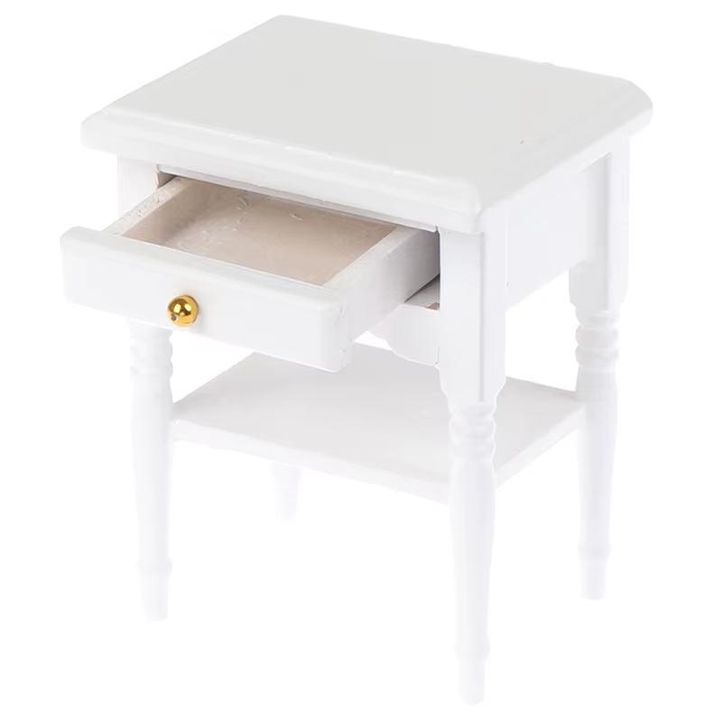 Butter House-Mini table de nuit moderne en bois, table de chevet Chi Board, maison de courses, meubl