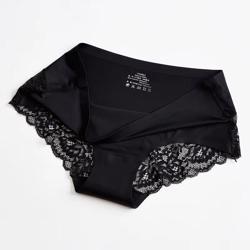 1 pièces culottes pour femme sous-vêtements sans couture Sexy dentelle slips solide femme culottes s