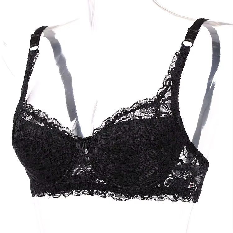 Soutien-gorge push-up en dentelle pour femme, lingerie sexy, soutien-gorge push-up, bralette sans co