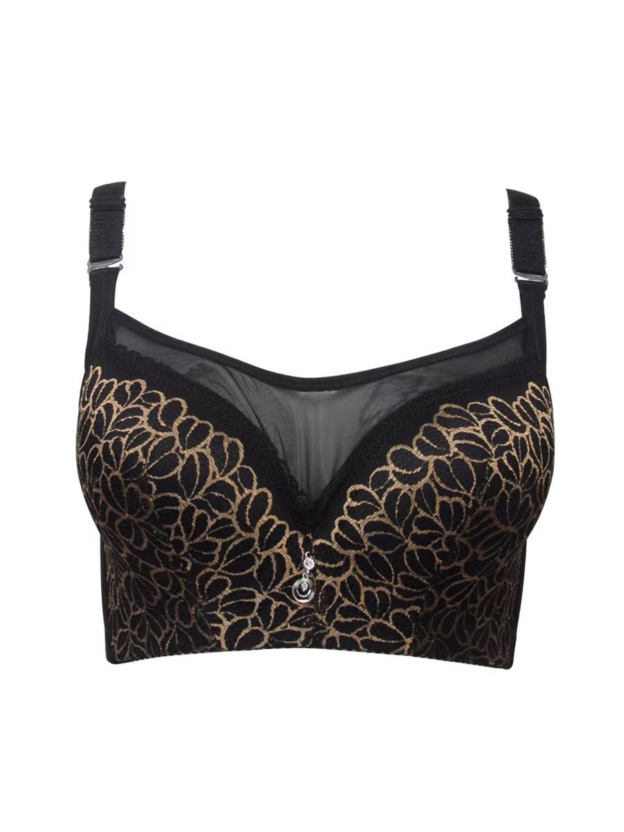 Soutien-gorge sexy en dentelle à armatures pour femme, push-up, bonnets C D E, tailles 80 85 90 95 1