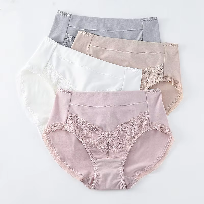 RUIN LN-Culotte en coton avec côté en dentelle pour femme, sous-vêtement, 600 pièces