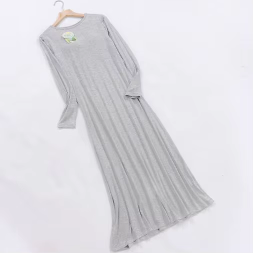 Nouveau Modal Coton Robe De Nuit Femmes À Manches sulfPrintemps Automne Vêtements De Nuit At Dames H