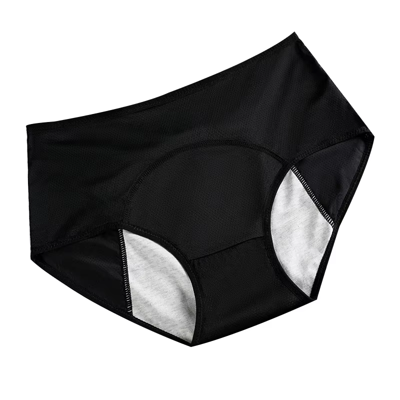 Culotte menstruelle grande taille pour femme, 3 tailles, slip anti-fuite, sous-vêtement taille haute