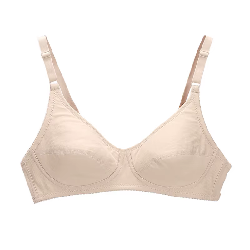 Soutien-gorge confortable en coton doux pour poitrines généreuses (30-44, bonnets A, B, C) – Idéal p