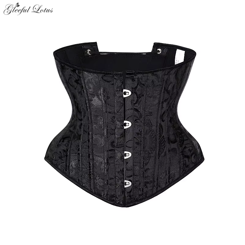 Corset Gothique à Lacets Sexy sous-Buste et à Ossature d'Acier, Gaine Amincissante, Entraîneur de Ta