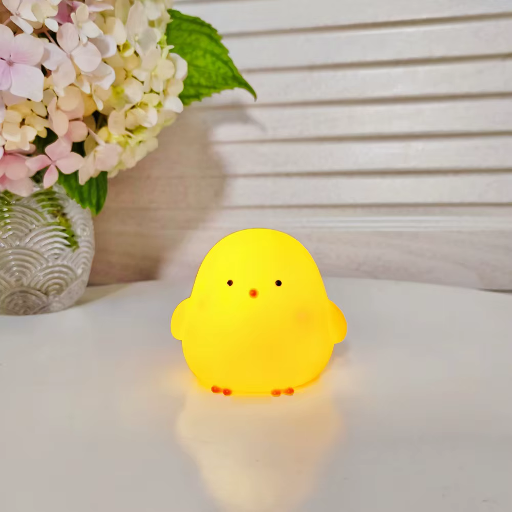 Veilleuse mignonne en forme de dessin animé pour chambre d'enfant, lampe LED en forme de pain grillé