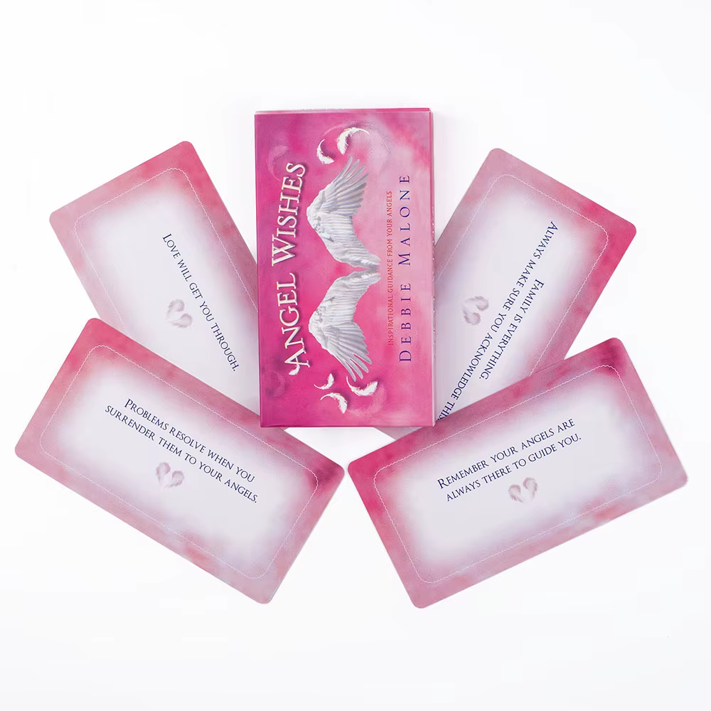 Cartes de tarot d'Affirmation de vos Anges, 40 Souhaits, Inspiration, Guidage Inspirant, 11x6cm