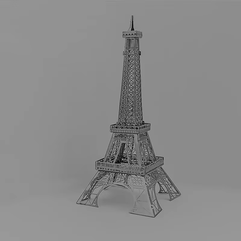 Tour Eiffel 3D Puzzle en métal, kits de modèles, bricolage, découpé au Laser, jouet pour enfants