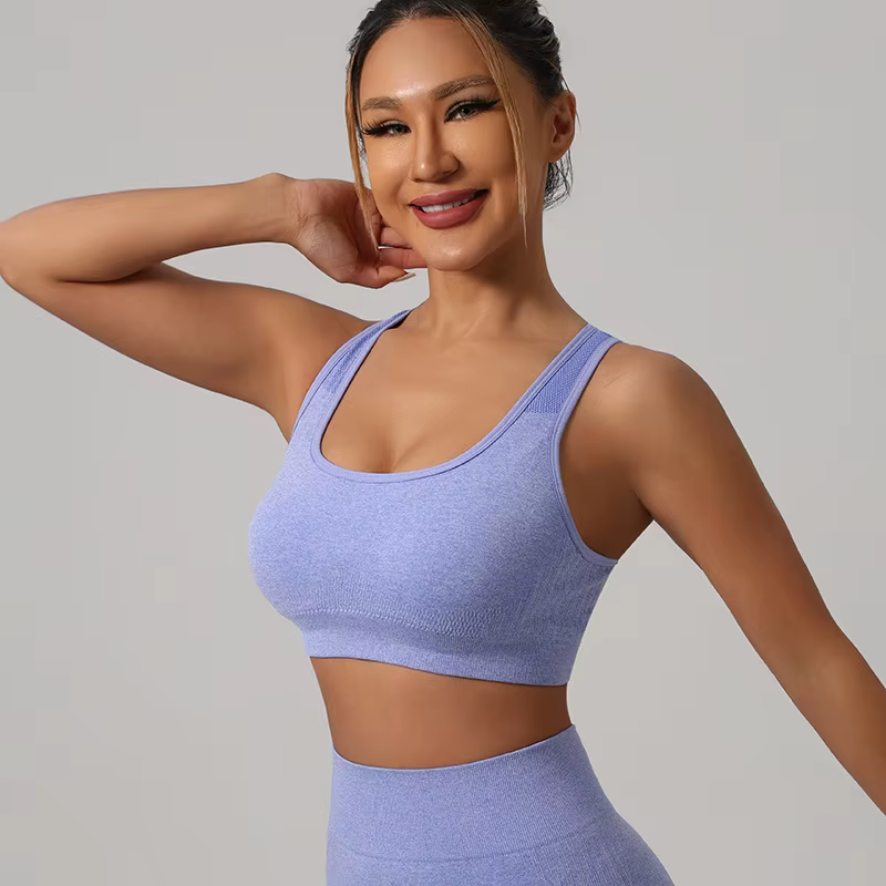 Soutien-gorge rembourré Push Up sans fil pour femme, sous-vêtements rembourrés, haut d'entraînement,