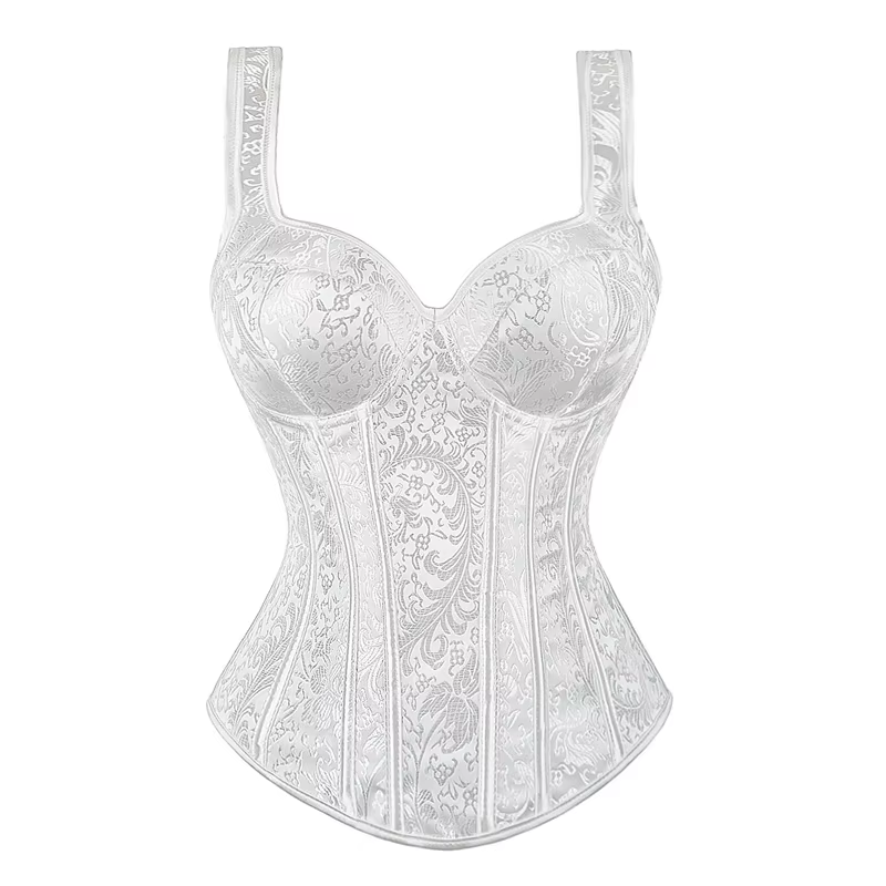 Robe Corset gothique pour femmes, noire, avec bretelles, jupe en dentelle, Costume Burlesque, Steamp