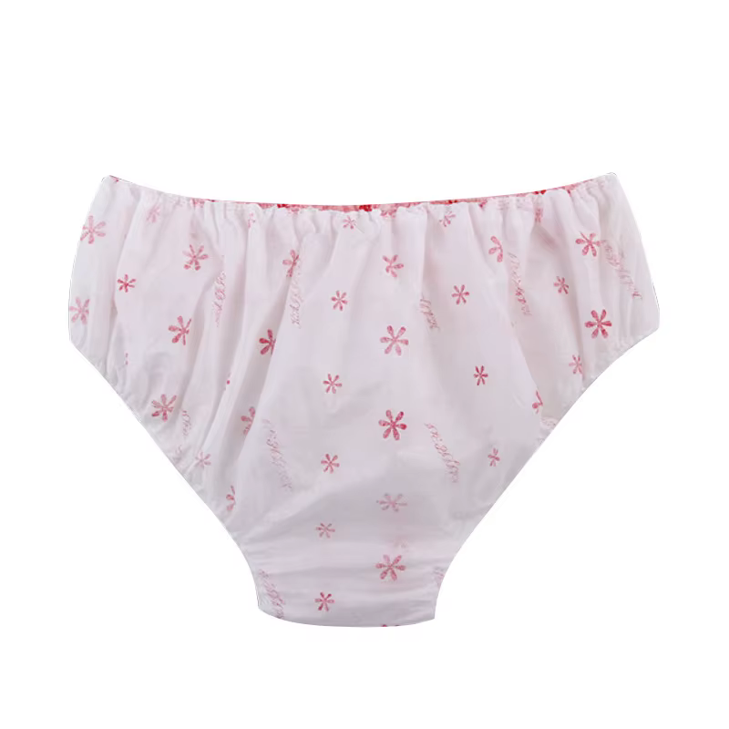 Sous-vêtements jetables en coton pour femmes, culottes post-partum pour voyage, sous-vêtements non t