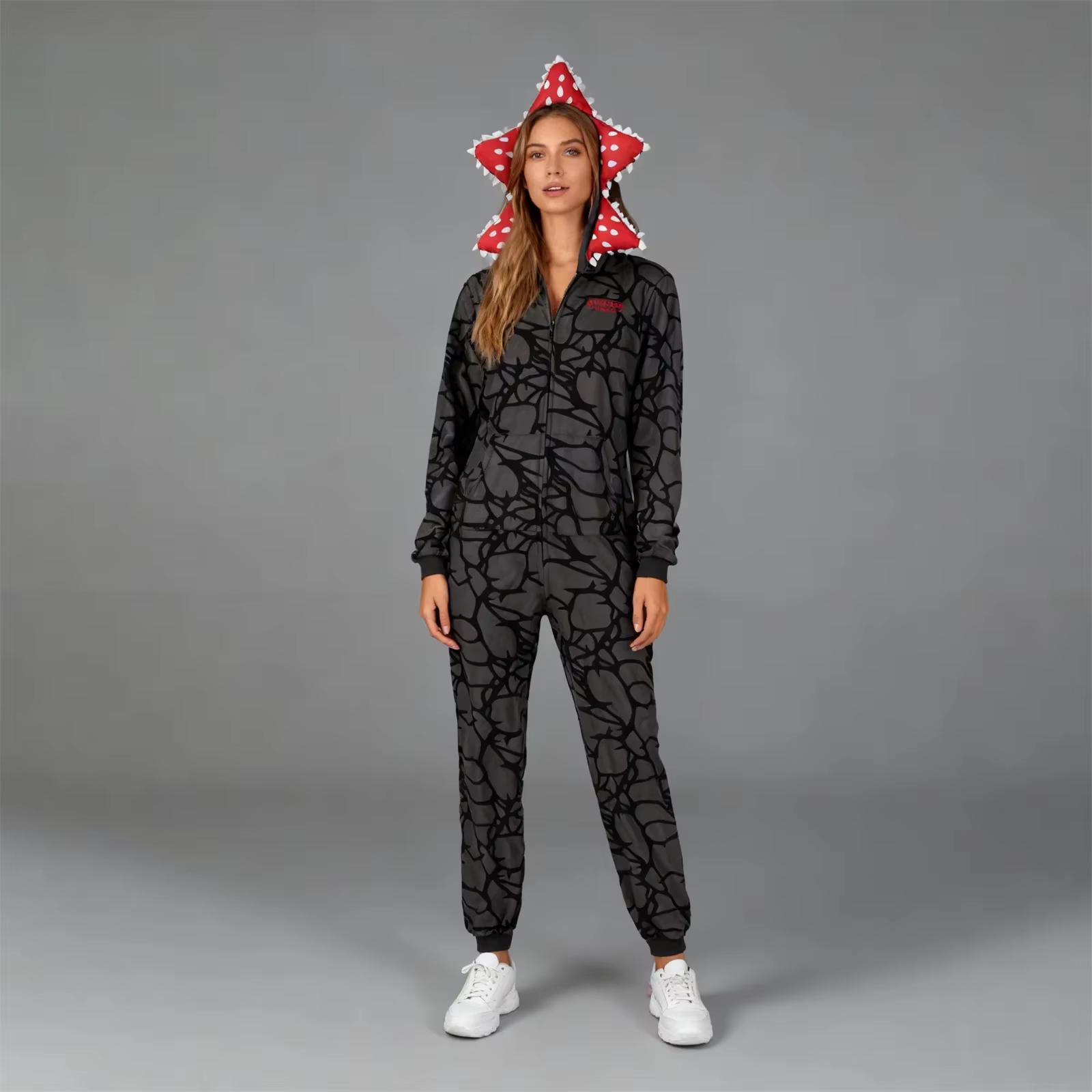 Femmes à la mode confortable Pyjamas hiver Pyjamas épaissir Cannibal fleur Pyjamas adultes Cosplay O