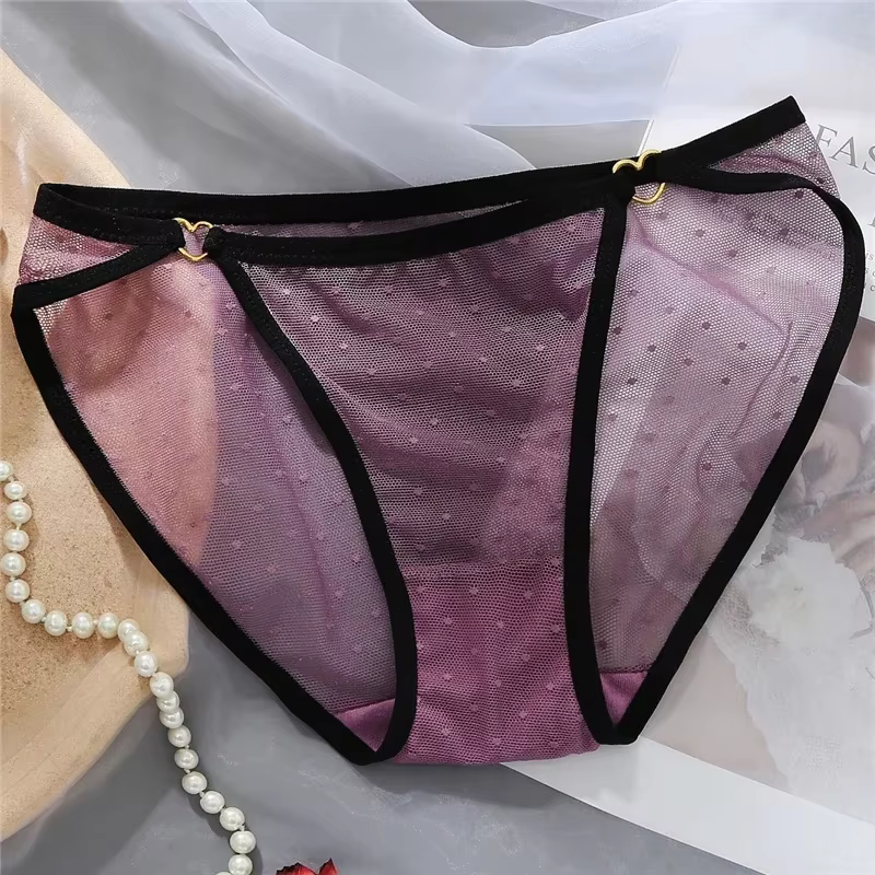 Femmes culottes Sexy sous-vêtements en dentelle femme culotte dentelle culotte maille florale Linger