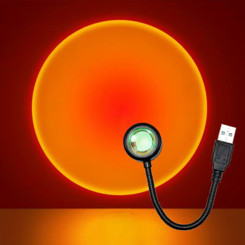 Coucher de soleil photographie lumière USB Rainbo lumière LED téléphone portable auto néon veilleuse