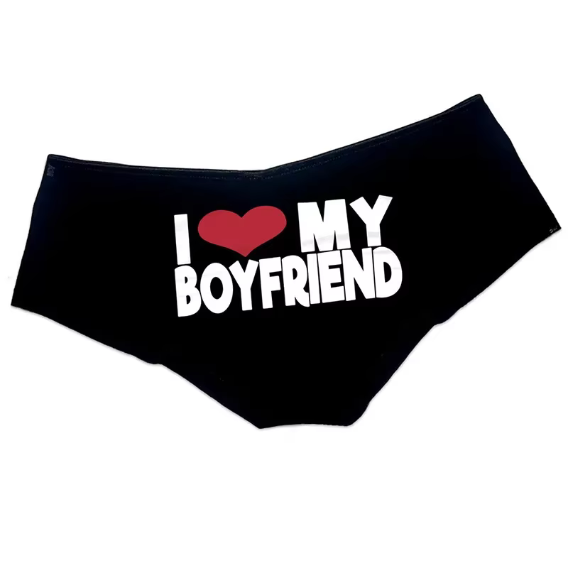 Culotte I Love My Boyfriend, Leon's Day Workers, cadeau de Noël, anniversaire, nouvel an, petite ami